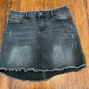 Calvin Klein Jeans  black denim skirt, size 12